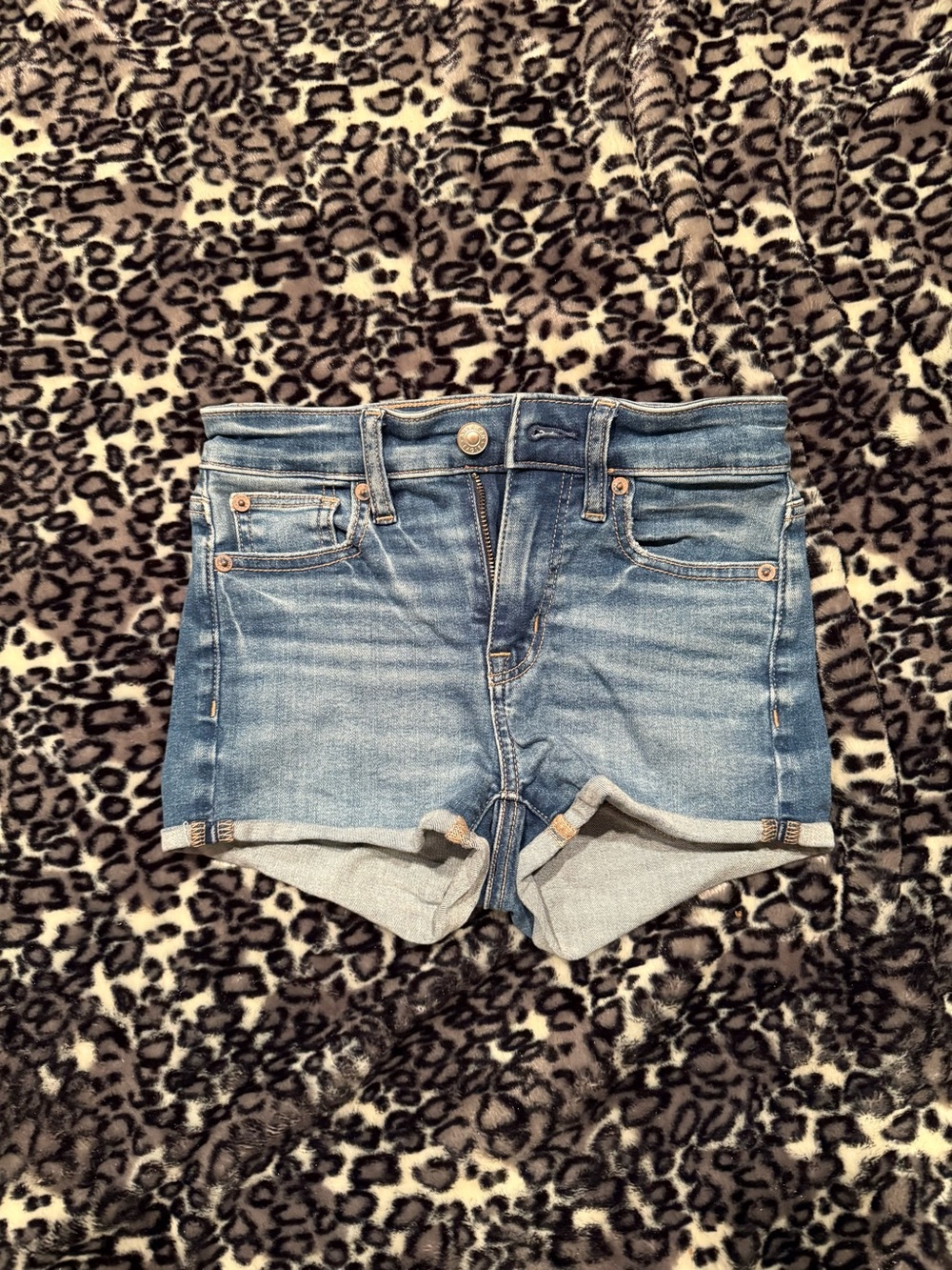 American Eagle high-rise folded hem shorts - 000